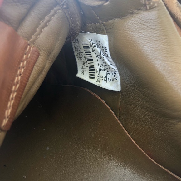 Nike Air Force 1 Insideout 312486-271 Men's Brown Leather Shoes maple / mango - Picture 10 of 14